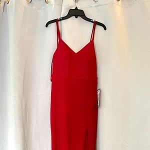 Macy’s Red Long Sparkly Dress
